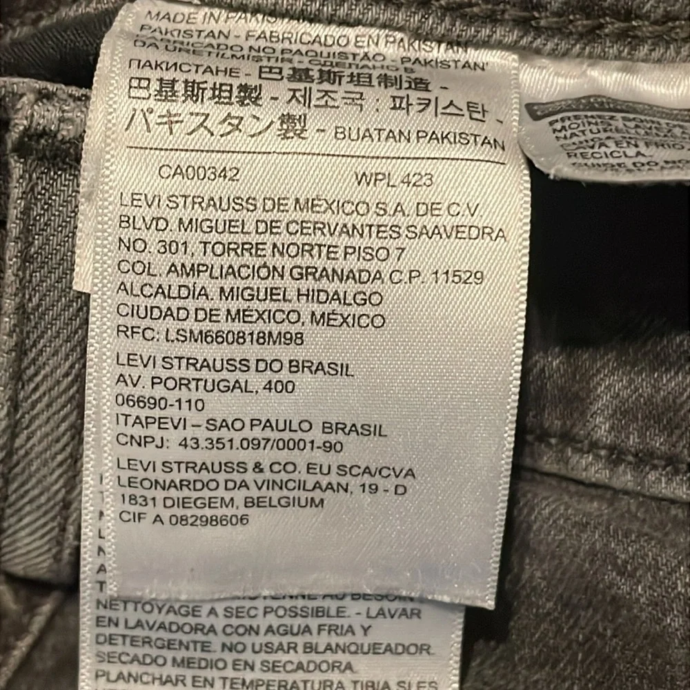 Levi’s Mile High Cropped Wide Leg Jeans Women’s Sz 29 High Waist Classic Casual - Picture 7 of 10